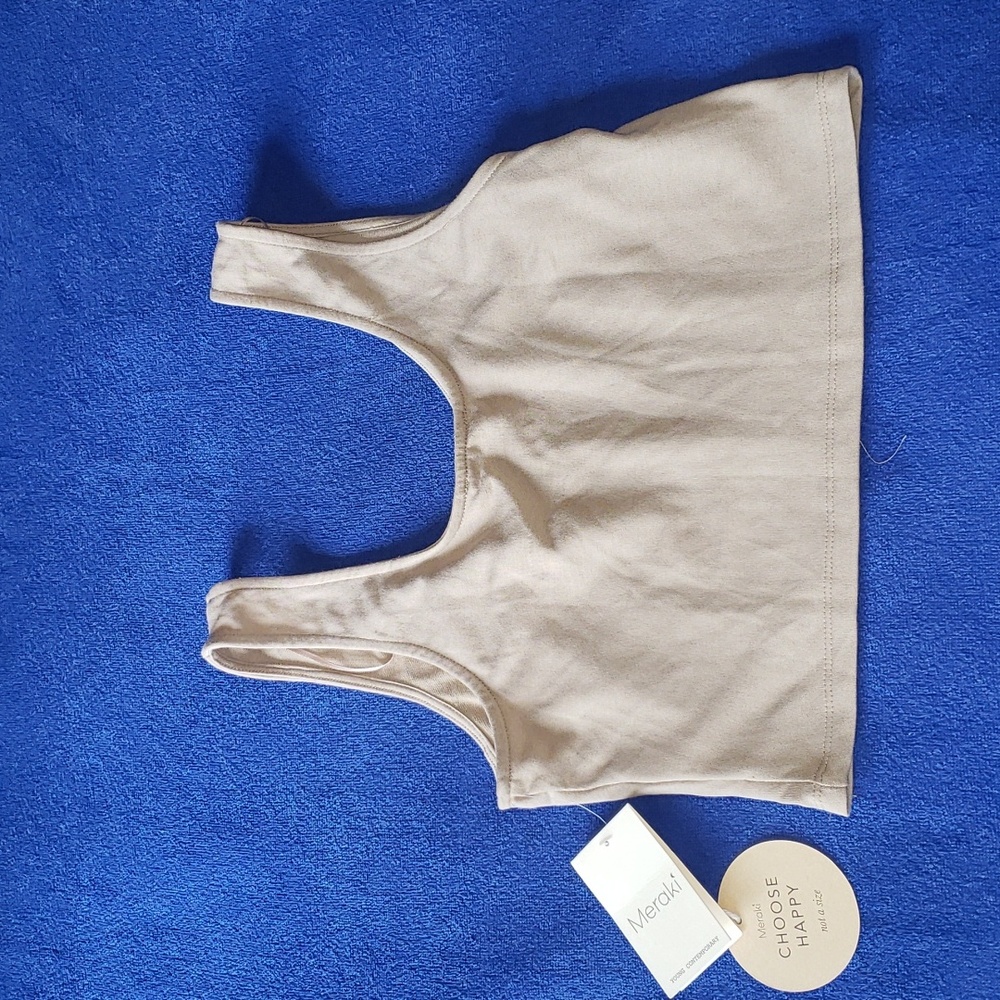 Meraki 2 Piece Tan Tank Skort Set NWT - Picture 4 of 10